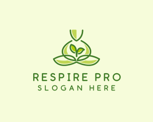 Leaf Yoga Spa logo design