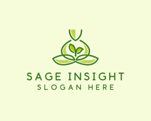 Leaf Yoga Spa logo design