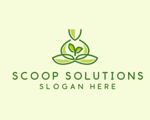 Leaf Yoga Spa logo design