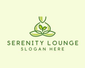 Leaf Yoga Spa logo design