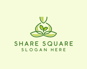 Leaf Yoga Spa logo design