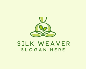 Leaf Yoga Spa logo design