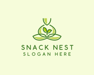 Leaf Yoga Spa logo design