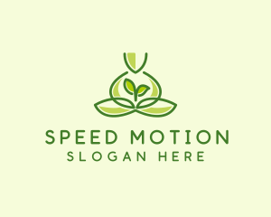 Leaf Yoga Spa logo design