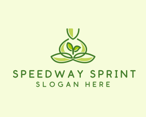 Leaf Yoga Spa logo design