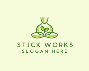 Leaf Yoga Spa logo design