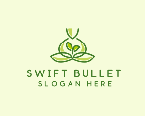 Leaf Yoga Spa logo design