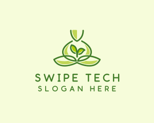 Leaf Yoga Spa logo design