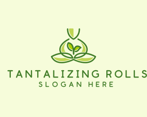 Leaf Yoga Spa logo design