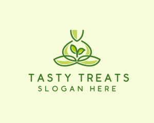 Leaf Yoga Spa logo design