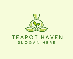 Leaf Yoga Spa logo design