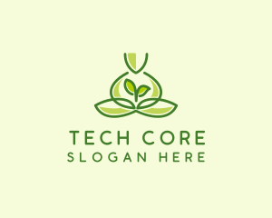 Leaf Yoga Spa logo design