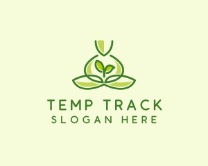 Leaf Yoga Spa logo design