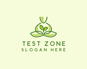 Leaf Yoga Spa logo design