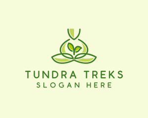 Leaf Yoga Spa logo design