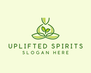 Leaf Yoga Spa logo design