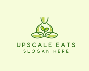 Leaf Yoga Spa logo design