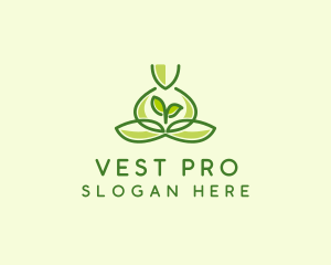 Leaf Yoga Spa logo design