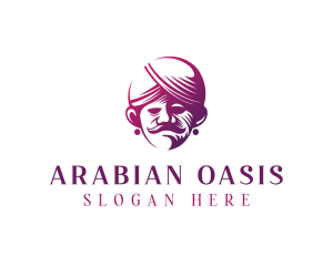 Arabic Turban Man logo