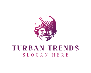 Arabic Turban Man logo