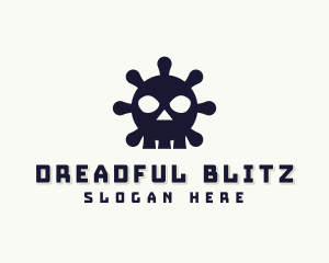 Deadly Virus Skull logo