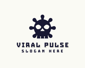 Deadly Virus Skull logo