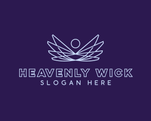 Heavenly Archangel Wings logo design