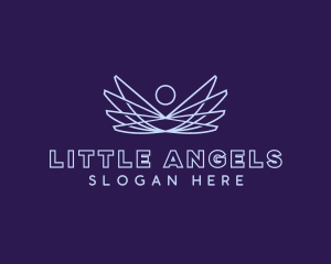 Heavenly Archangel Wings logo design