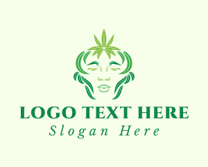Marijuana Weed Woman logo