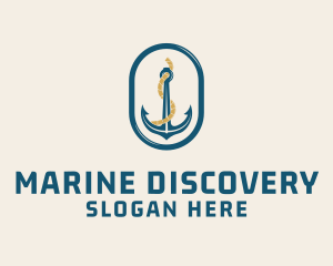 Anchor Rope Marine logo design