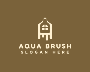 House Painting Brush  logo design