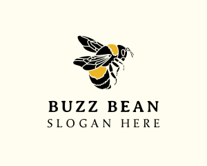 Bee Insect Wings logo design