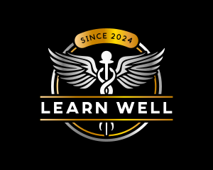 Caduceus Health Wellness logo design