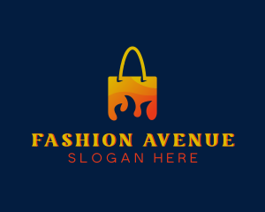 Fire Shopping Bag logo