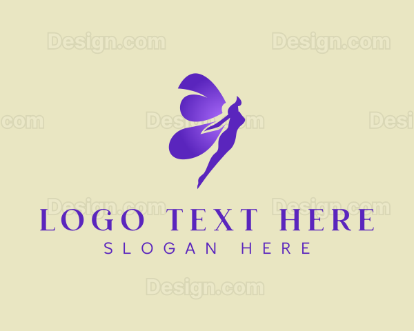 Purple Mystical Fairy Logo