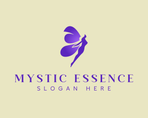 Purple Mystical Fairy logo design