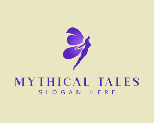 Purple Mystical Fairy logo design