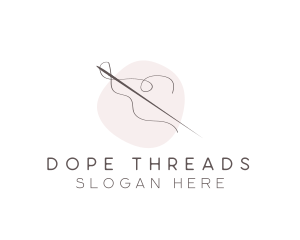 Needle Thread Sewing logo design