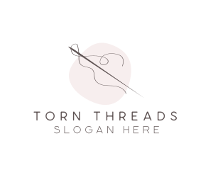 Needle Thread Sewing logo design