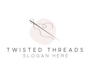 Needle Thread Sewing logo design