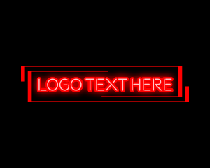 Futuristic Tech Neon Logo