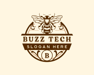 Bee Honey Apiary logo design