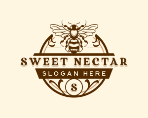 Bee Honey Apiary logo design