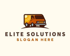 Sun Van Delivery logo design