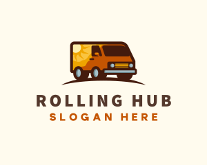 Sun Van Delivery logo design