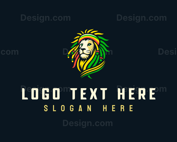 Lion Reggae Rasta Logo