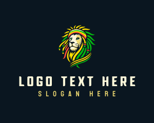 Lion Reggae Rasta logo