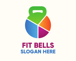 Chart Kettlebell Fitness logo design