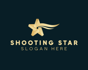 Shooting Star Feather logo design