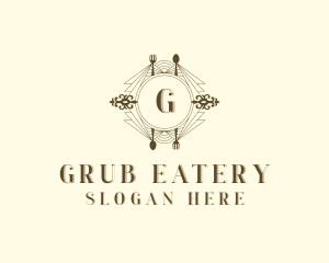 Cutlery Fine Dining logo design